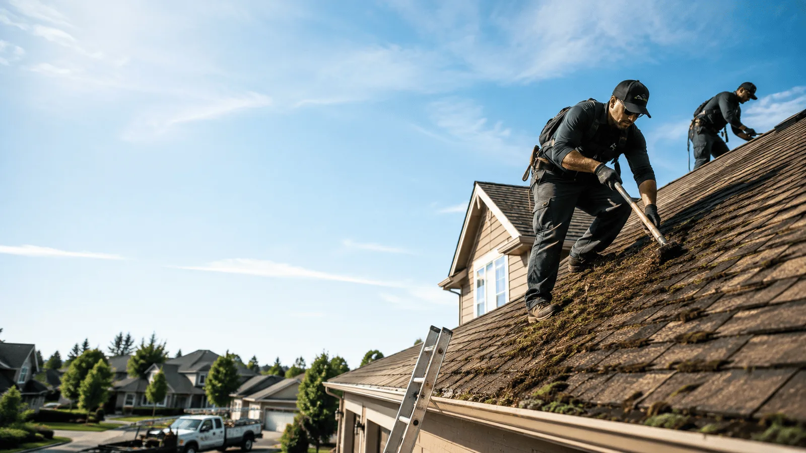 Roof Moss Removal in Bement, IL near me